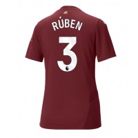 Dres Manchester City Ruben Dias #3 Tretina pre Ženy 2024-25 Krátky Rukáv